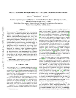 FreeVC: Towards High-Quality Text-Free One-Shot Voice Conversion