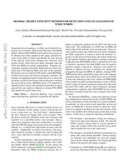 HEiMDaL: Highly Efficient Method for Detection and Localization of
  wake-words