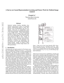 A Survey on Causal Representation Learning and Future Work for Medical
  Image Analysis