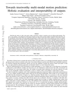 Towards trustworthy multi-modal motion prediction: Holistic evaluation
  and interpretability of outputs