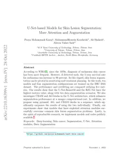 U-Net-based Models for Skin Lesion Segmentation: More Attention and
  Augmentation