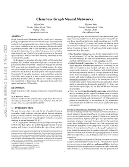 Clenshaw Graph Neural Networks