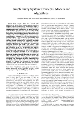 Graph Fuzzy System: Concepts, Models and Algorithms