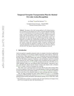 Temporal-Viewpoint Transportation Plan for Skeletal Few-shot Action
  Recognition