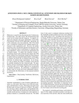 Attention Swin U-Net: Cross-Contextual Attention Mechanism for Skin
  Lesion Segmentation