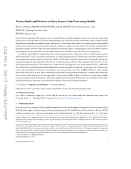 Poison Attack and Defense on Deep Source Code Processing Models