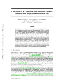 CausalBench: A Large-scale Benchmark for Network Inference from
  Single-cell Perturbation Data