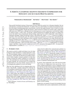L-GreCo: Layerwise-Adaptive Gradient Compression for Efficient and
  Accurate Deep Learning