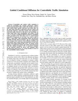 Guided Conditional Diffusion for Controllable Traffic Simulation