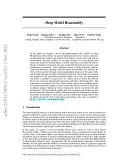 Deep Model Reassembly