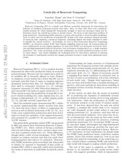 Catch-22s of reservoir computing