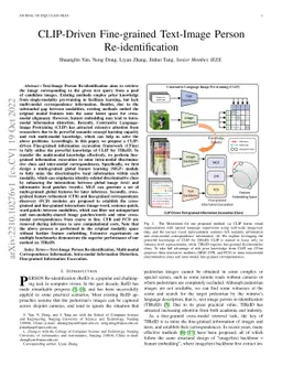 CLIP-Driven Fine-grained Text-Image Person Re-identification
