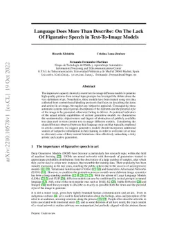 Language Does More Than Describe: On The Lack Of Figurative Speech in
  Text-To-Image Models