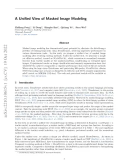 A Unified View of Masked Image Modeling