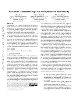Fantômas: Understanding Face Anonymization Reversibility