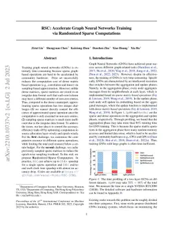 RSC: Accelerating Graph Neural Networks Training via Randomized Sparse
  Computations