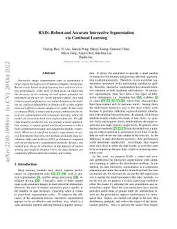 RAIS: Robust and Accurate Interactive Segmentation via Continual
  Learning