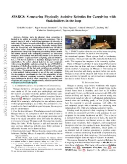 SPARCS: Structuring Physically Assistive Robotics for Caregiving with
  Stakeholders-in-the-loop