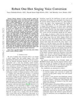 Robust One-Shot Singing Voice Conversion