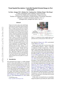 Visual Spatial Description: Controlled Spatial-Oriented Image-to-Text
  Generation