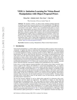 VIOLA: Imitation Learning for Vision-Based Manipulation with Object
  Proposal Priors