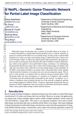 G2NetPL: Generic Game-Theoretic Network for Partial-Label Image
  Classification