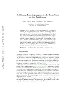 Rethinking Learning Approaches for Long-Term Action Anticipation