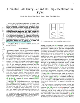 Granular-Ball Fuzzy Set and Its Implementation in SVM