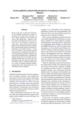 Syntax-guided Localized Self-attention by Constituency Syntactic
  Distance