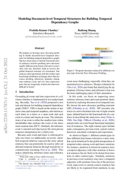 Modeling Document-level Temporal Structures for Building Temporal
  Dependency Graphs