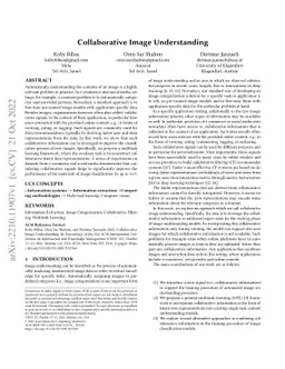 Collaborative Image Understanding