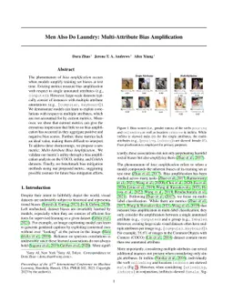 Men Also Do Laundry: Multi-Attribute Bias Amplification