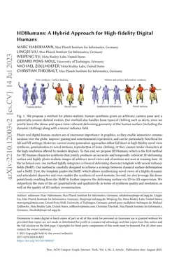 HDHumans: A Hybrid Approach for High-fidelity Digital Humans