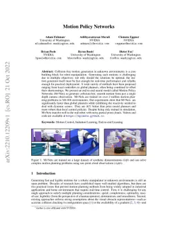 Motion Policy Networks