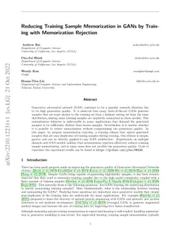 Reducing Training Sample Memorization in GANs by Training with
  Memorization Rejection