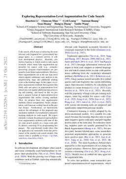 Exploring Representation-Level Augmentation for Code Search