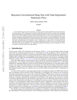 Bayesian Convolutional Deep Sets with Task-Dependent Stationary Prior