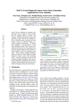 EtriCA: Event-Triggered Context-Aware Story Generation Augmented by
  Cross Attention