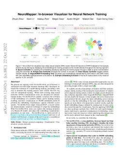 NeuroMapper: In-browser Visualizer for Neural Network Training