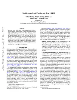 Multi-Agent Path Finding via Tree LSTM