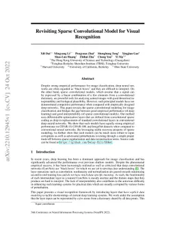 Revisiting Sparse Convolutional Model for Visual Recognition