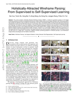 Holistically-Attracted Wireframe Parsing: From Supervised to
  Self-Supervised Learning
