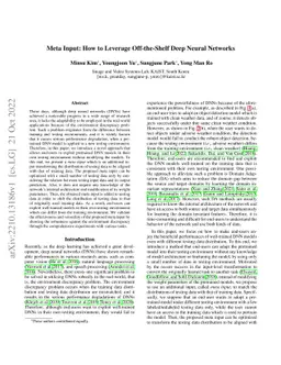 Meta Input: How to Leverage Off-the-Shelf Deep Neural Networks