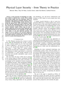 Physical Layer Security -- from Theory to Practice