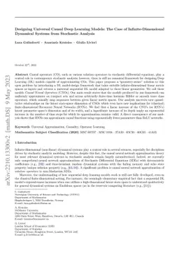 Designing Universal Causal Deep Learning Models: The Case of Infinite-Dimensional Dynamical Systems from Stochastic Analysis