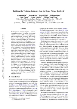 Bridging the Training-Inference Gap for Dense Phrase Retrieval