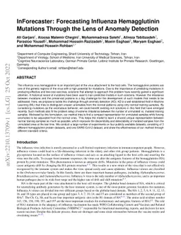InForecaster: Forecasting Influenza Hemagglutinin Mutations Through the
  Lens of Anomaly Detection