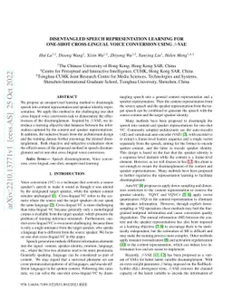 Disentangled Speech Representation Learning for One-Shot Cross-lingual
  Voice Conversion Using $β$-VAE
