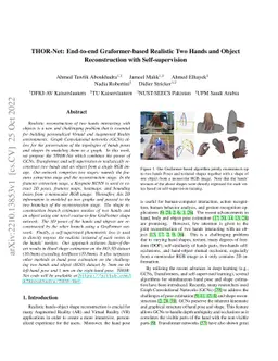 THOR-Net: End-to-end Graformer-based Realistic Two Hands and Object
  Reconstruction with Self-supervision