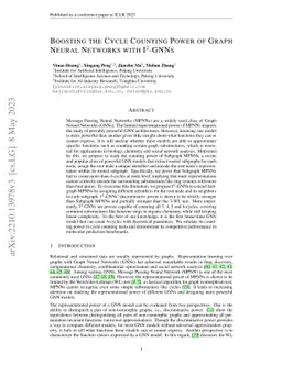 Boosting the Cycle Counting Power of Graph Neural Networks with
  I$^2$-GNNs